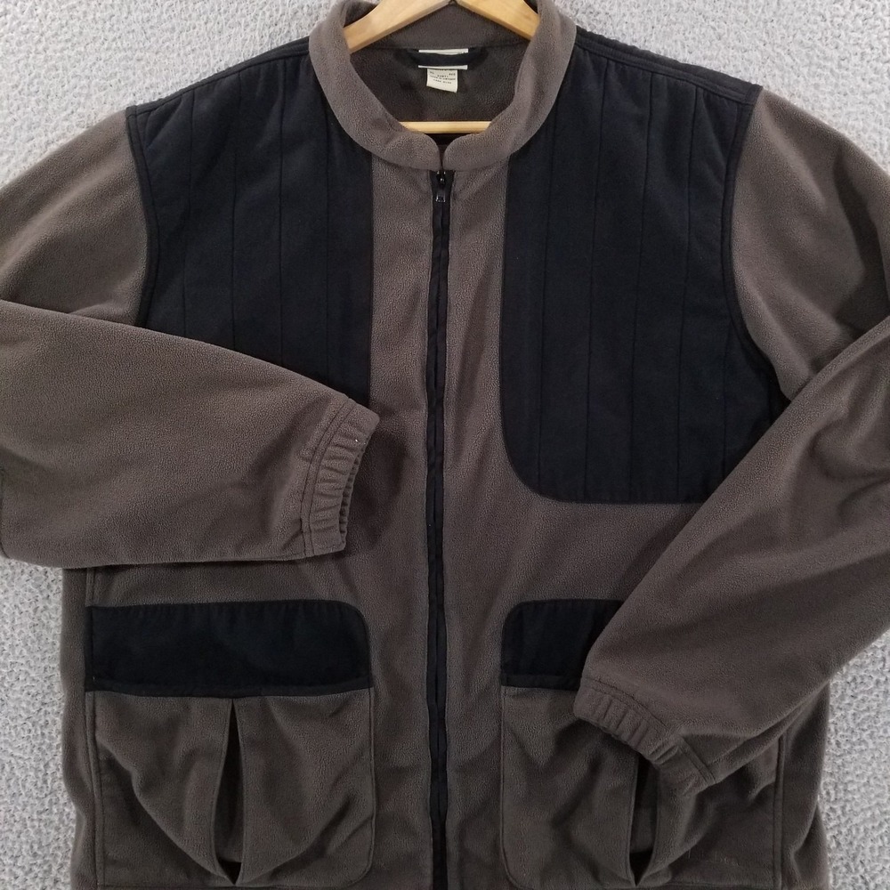 L.L.Bean Jacket Mens XL Upland Polartec Fleece Hunting Shooting Utility Sporting